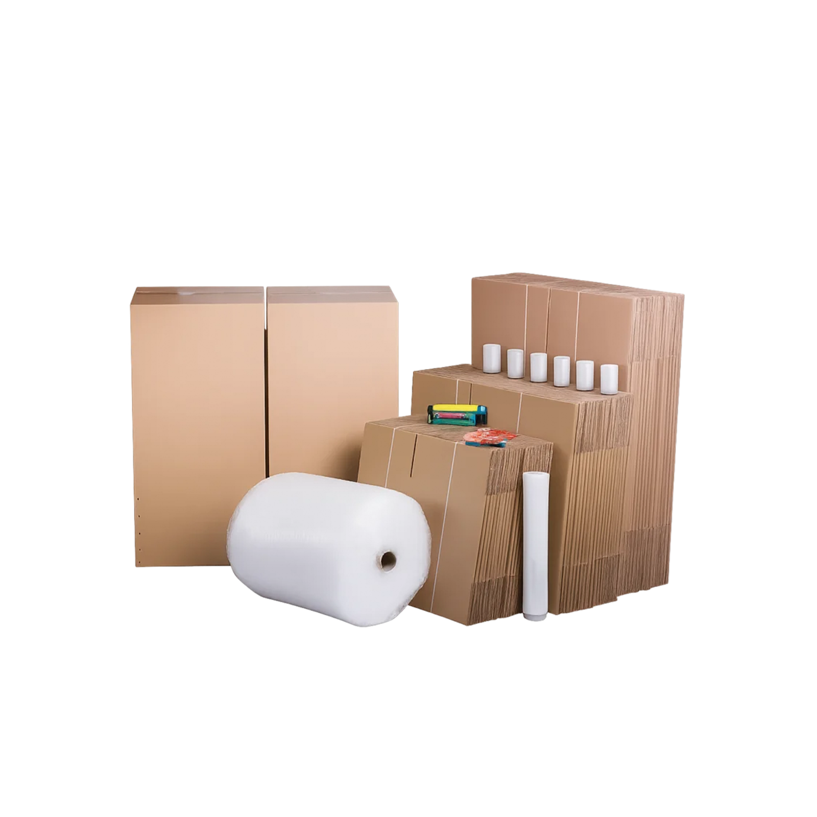 KIT MUDANZAAS FAMILIAR Paquete de mudanza Super Familiar para viviendas grandes de 4 o más habitaciones, con cajas y materiales de embalaje incluidos. - Image 1