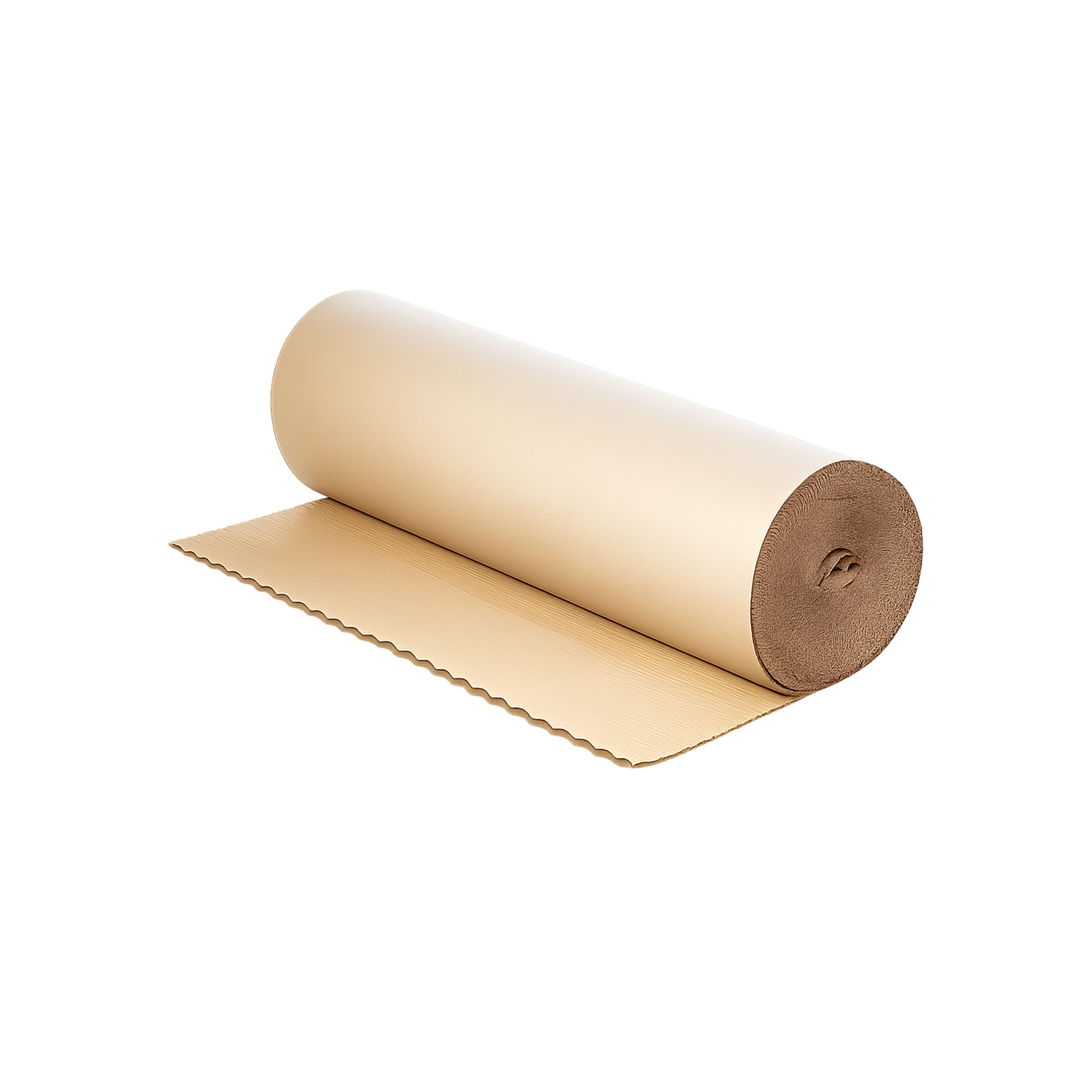 TUBO CARTON Rollo de cartón ondulado kraft de 90 cm x 25 m - Image 1